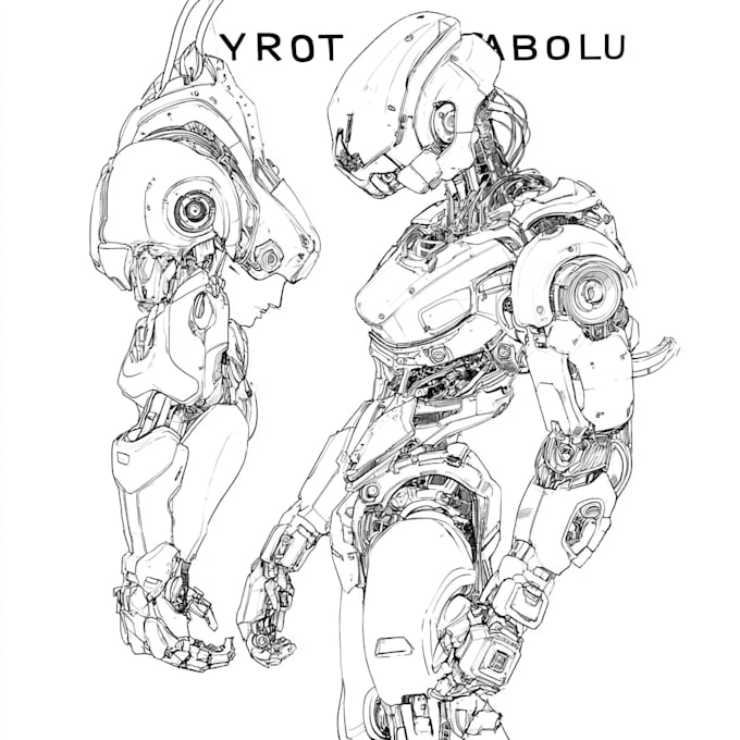 create your robot, mecha or futuristic concept characters