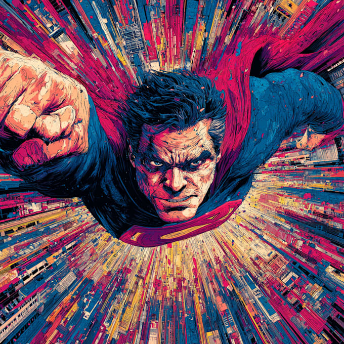 draw you a superhero character