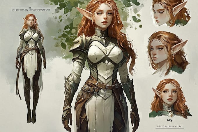 dnd character art and character designer
