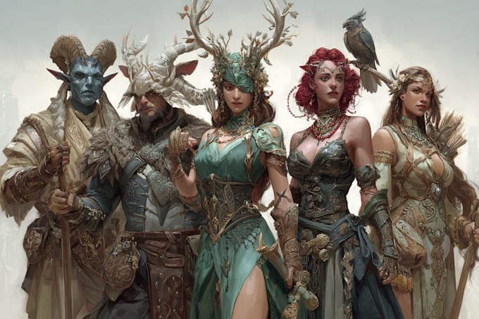 design dnd party and fantasy