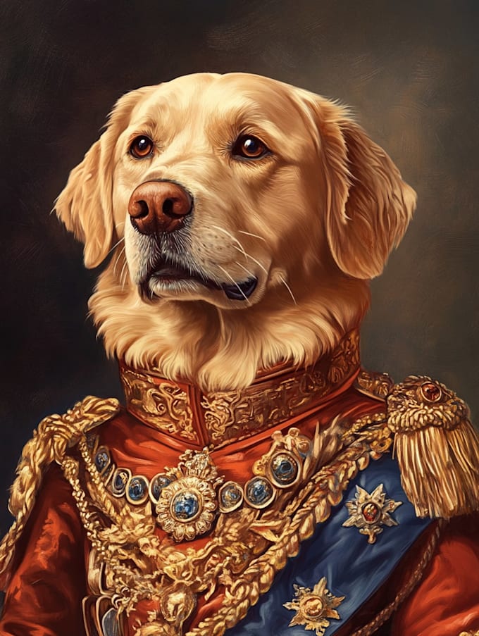 create cute and unique pet portrait