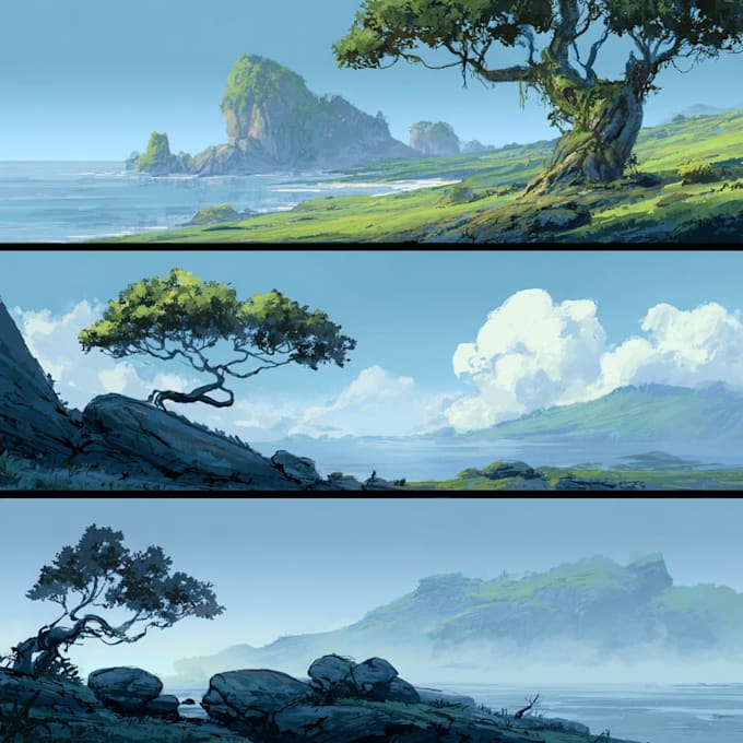 environment concept art landscape design