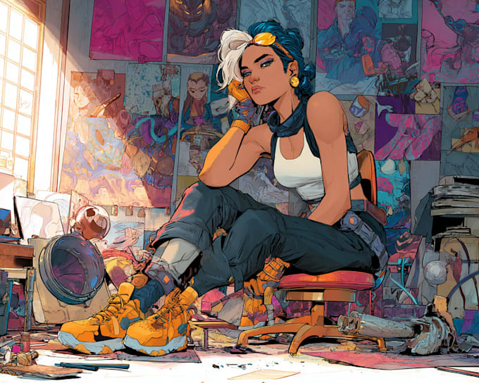 draw comic book graphic novel