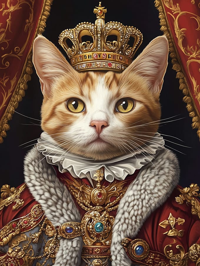 do a custom pet portrait, dog portrait, cat portrait