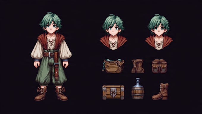 do custom rpg maker character and bust sets