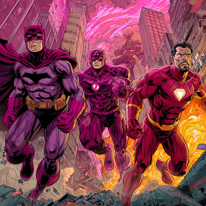 do comic book illustration graphic novel superhero comic webcomic comic artist