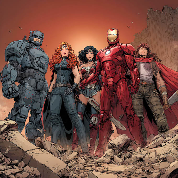 do comic book illustration graphic novel superhero comic webcomic comic artist
