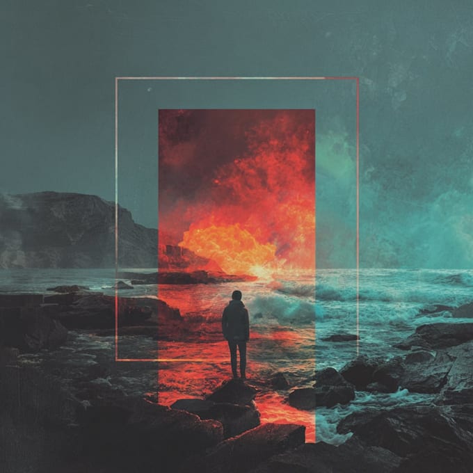 make a cover art for you breakcore or jungle track