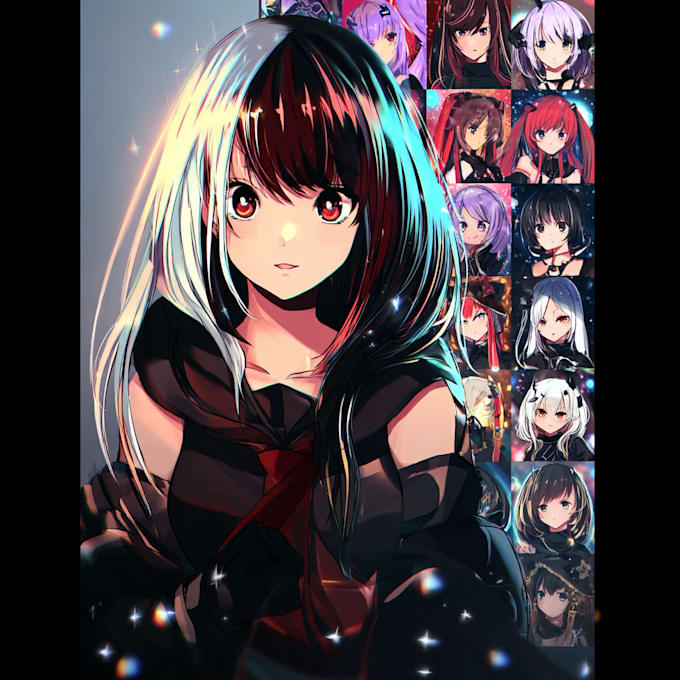make japanese anime and manga illustration
