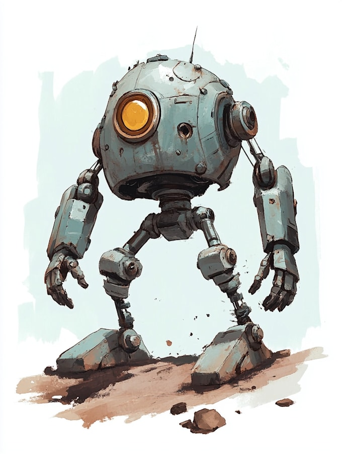 high quality robot, mecha concepts