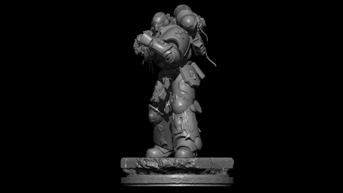 create high quality 3d miniature models for warhammer 40k space marines aos dnd
