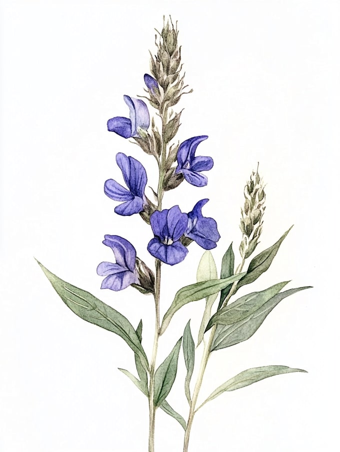 make paint watercolour botanical illustrations