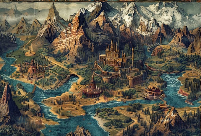 Create maps for your fantasy game, book and projects by Luckymous1 | Fiverr