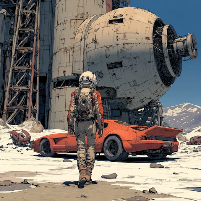 sci fi illustration and sci fi art