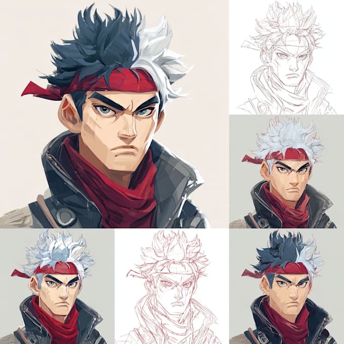 create a anime character