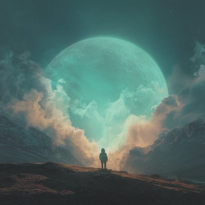 professional digital music cover illustration