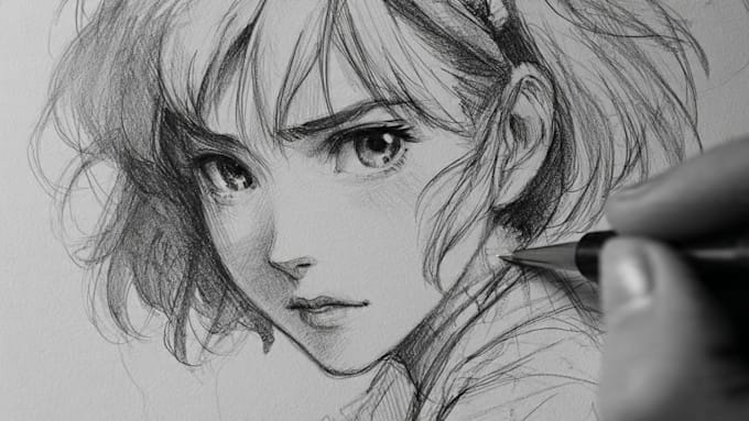 sketch you anime sketch art