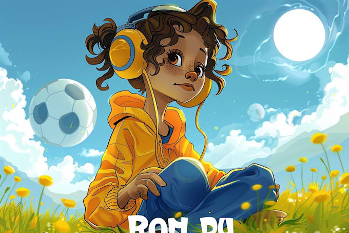 fantastic illustrations in digital cartoon style