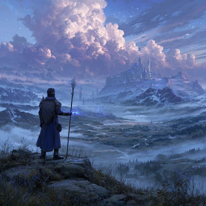 draw high quality fantasy illustration