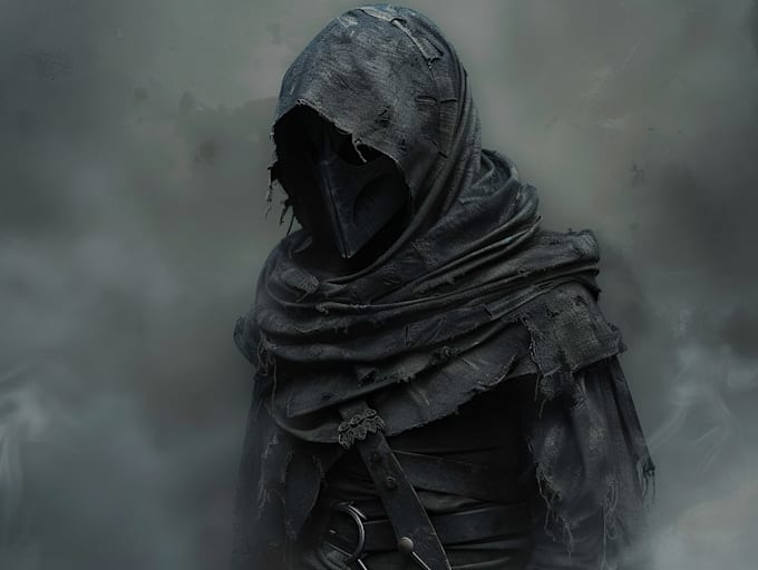a dark art illustration