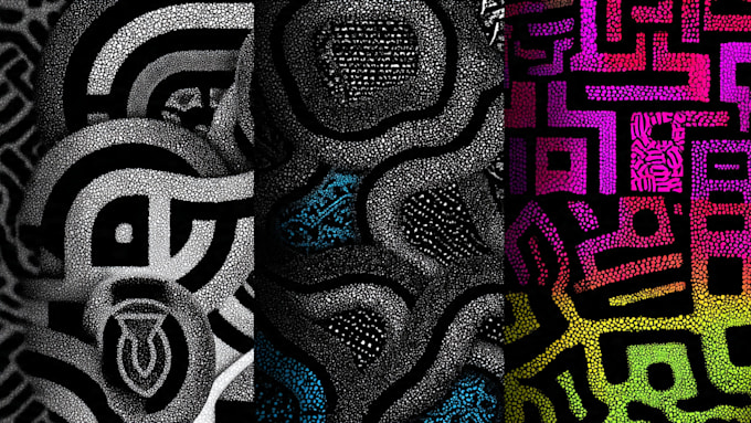 create seamless pattern design and vector pattern