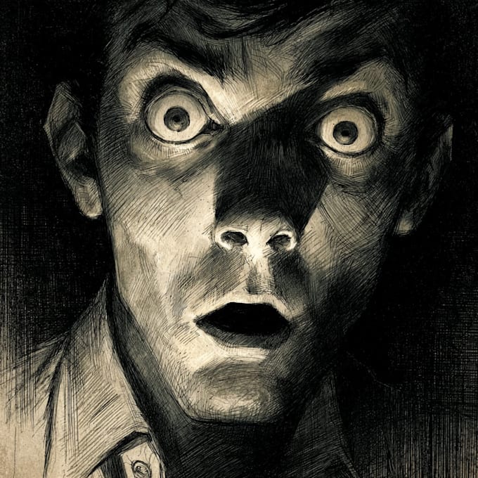 draw horror and dark fantasy illustrations