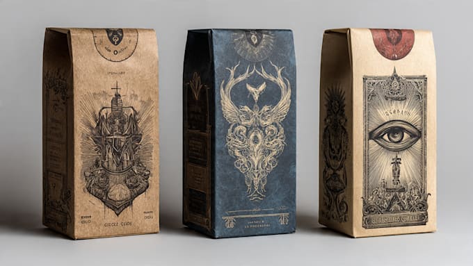 do coffee packaging, coffee bag, label design