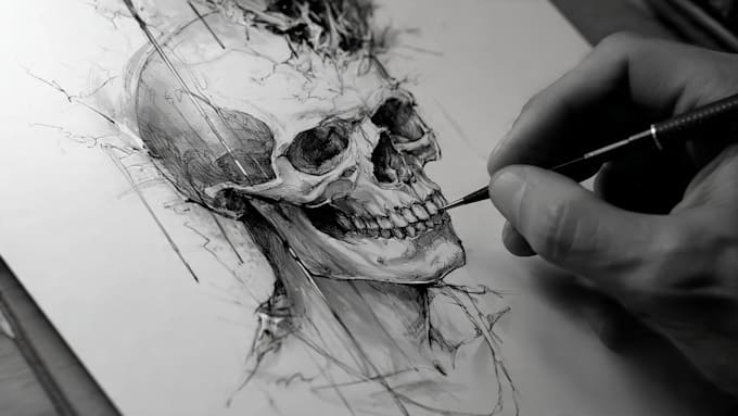 draw your tattoo sketch and design