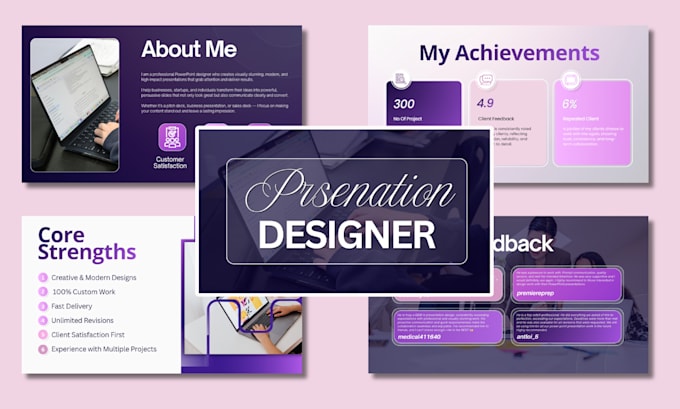 make modern business powerpoint presentation