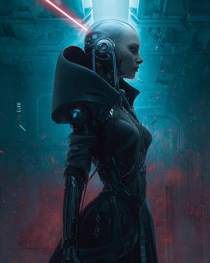 Draw a sci fi character illustration or sci fi character art by ...
