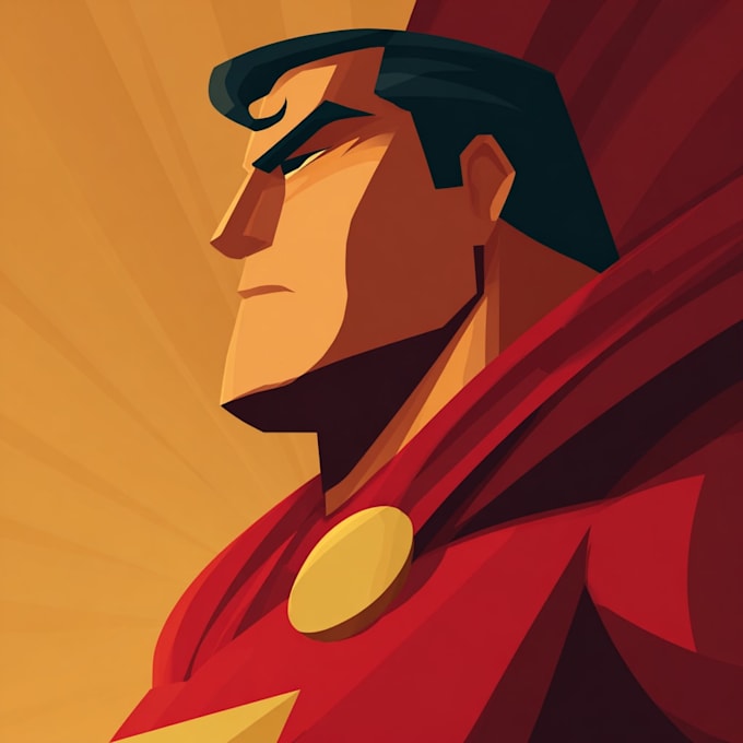 superhero character for comics