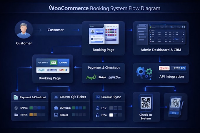 woocommerce booking system, event tickets and seating plan