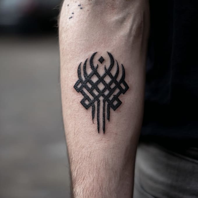 create handdrawn persian arabic calligraphy tattoo in 24h
