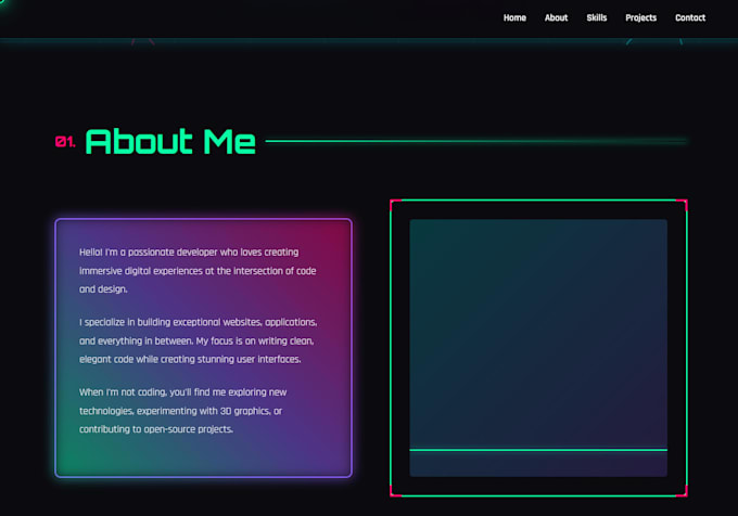 build a modern, responsive personal portfolio website