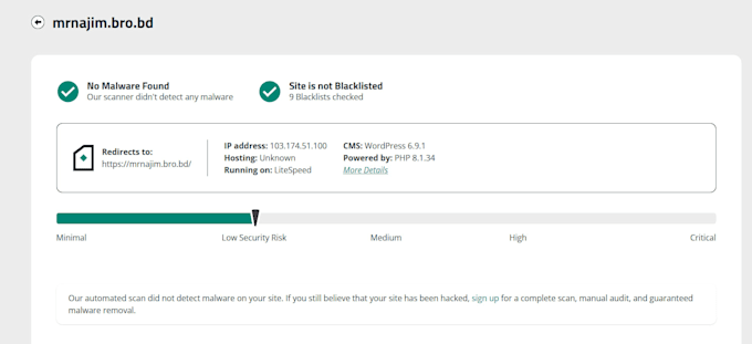 fix hacked wordpress site and remove malware within 6 hours