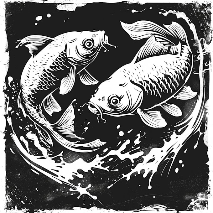 make a linocut tshirt design for brands