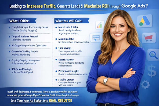 create manage high performing google ads campaign expert