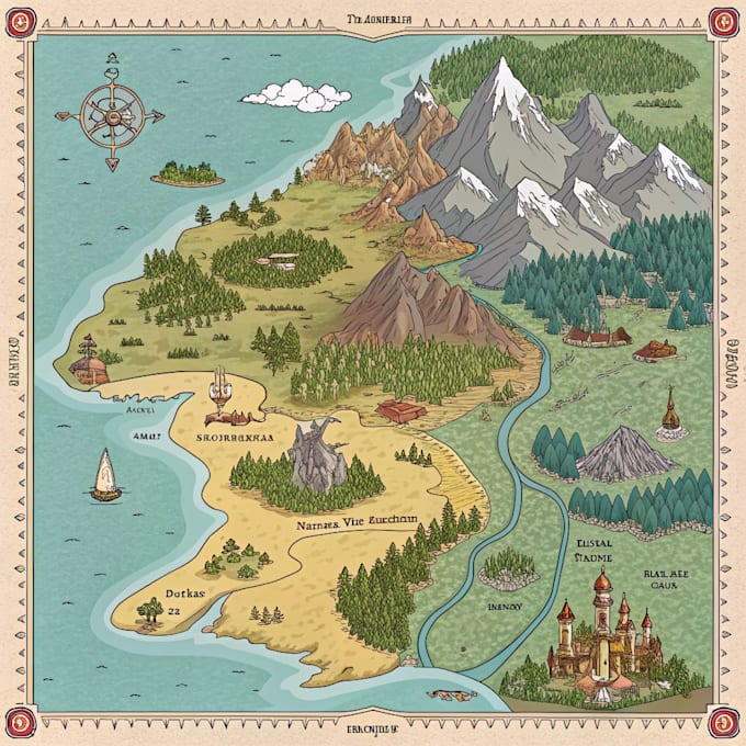 make a jaw dropping fantasy, board game, or dnd map