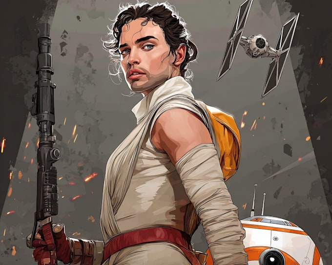 design custom sci fi characters and futuristic