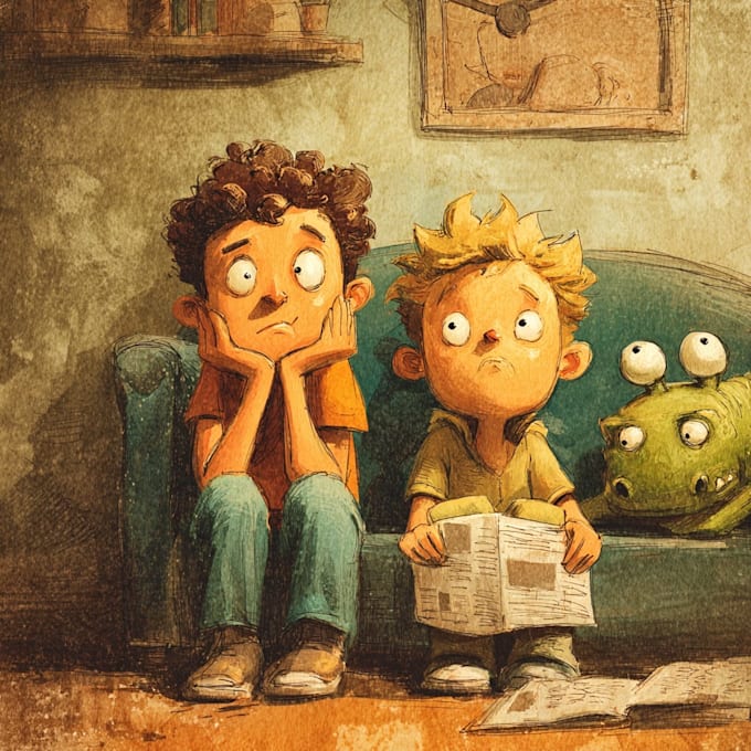draw children book illustrations