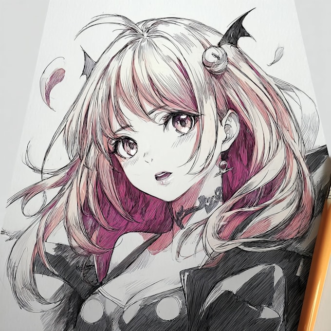 Draw anime illustration, original character or fanart by Marietouch ...