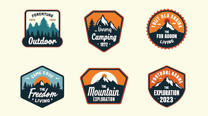 make an amazing mountain adventure logo with express delivery
