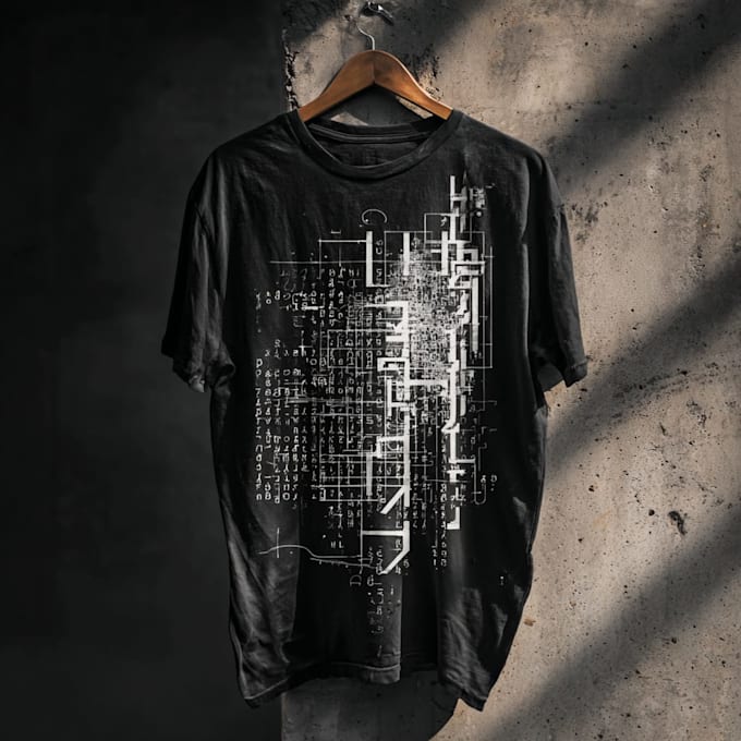 do minimalist typography t shirt design