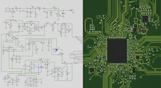 review your pcb layout and pcb schematic for errors and optimization