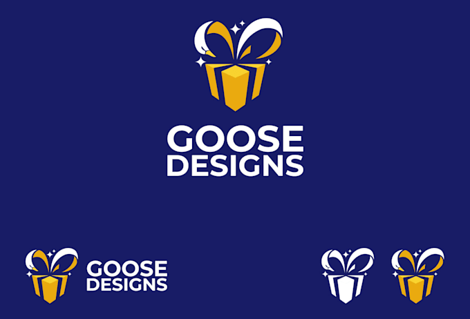 do awesome beautiful ribbon logo with express deliver