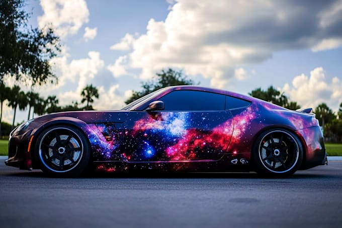 design unique vehicle wrap for your busines