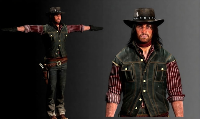 Design realistic 3d character modeling stylized low poly rigging ...