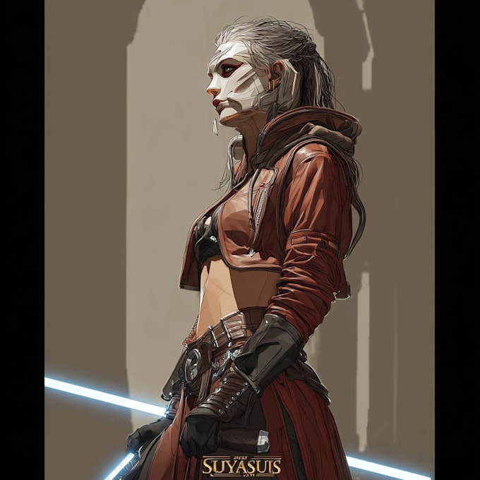 draw your star wars sci fi character art