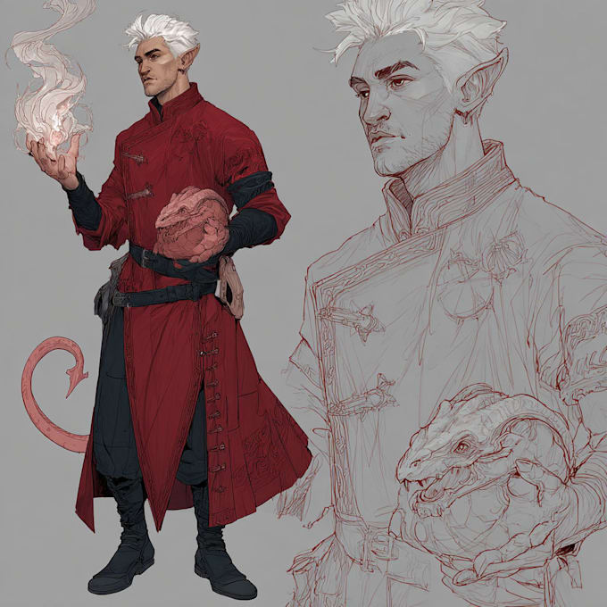 dnd character art and dnd character art