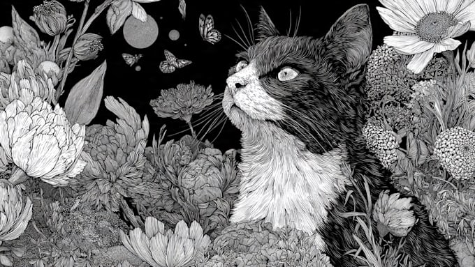 create pen and ink illustrations